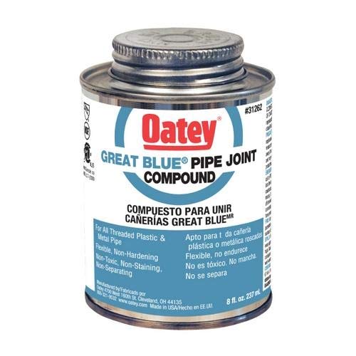 Oatey 31262, Great Blue 8 fl.oz. Pipe Joint Compound, Pack of 36 pcs