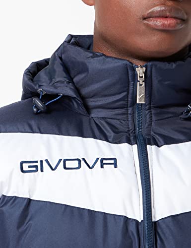 Givova Podio Giubbotto, Blu/Bianco, 2XL