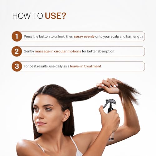 Image of Bare Anatomy Nature x Science Fenugreek and Curry Leaves Hair Spray | Strengthens Roots & Controls Breakage | Lightweight & Non-Sticky Formula | Maintains Natural Shine & Smoothness | 200ml (Pack of 2)
