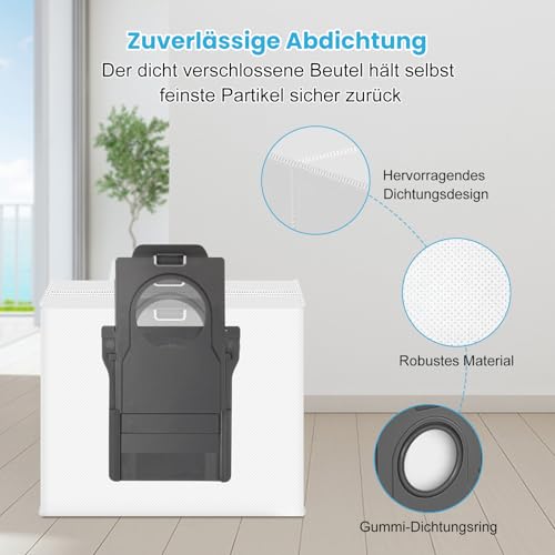 14 Stück Staubbeutel für Dreame L10s Ultra Gen 1/2/3, L10/L10s Pro/L20/L40/L50/X40/X50/Aqua10/Matrix10 Ultra, Mova Z60/S20/E30/E40/P50/P50s/V50 Ultra Staubsauger - Hochwertig beutel