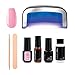 Sensationail gel polish starter kit - pink chiffon