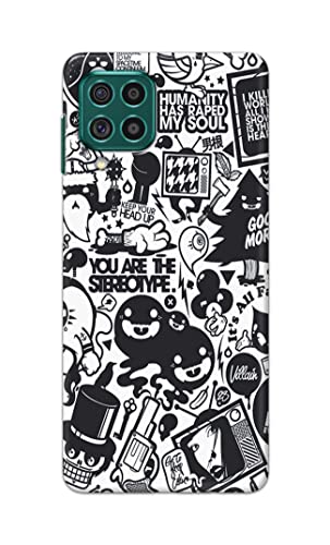 Image of Printed Hard Back Cover Case for Samsung Galaxy F62 | Samsung Galaxy M62 Back Cover (Mixed Cartoon) -1302