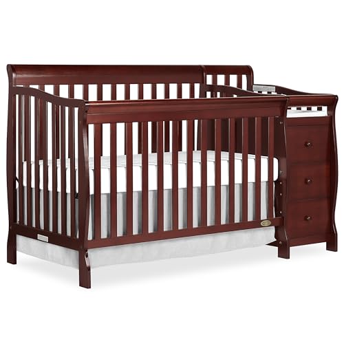 Image of Dream On Me 5 in 1 Brody Convertible Crib with Changer