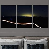 3 Piece Framed Canvas Wall Art Colorful Industrial Lights Canvas Prints Home Artwork Decoration for Living Room,Bedroom - 16