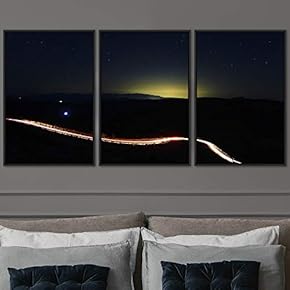 signwin 3 Piece Framed Canvas Wall Art Colorful...