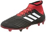 Absatzhöhe: 10 mm. adidas Unisex Predator 18.2 FG Fußballschuhe, Schwarz Negbás Ftwbla Rojo 001, Large EU