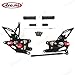 Arashi (Version 2.0) Rearsets for Suzuki GSXR 1000 2007 2008 Motorcycle Accessories Adjustable Footrests Foot Peg Rear Sets GSX-R 1000 GSX-R1000 GSXR1000 Black 07 08
