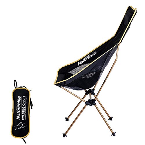 Chaise camping aluminium ultra-léger et pliante avec sac de transport