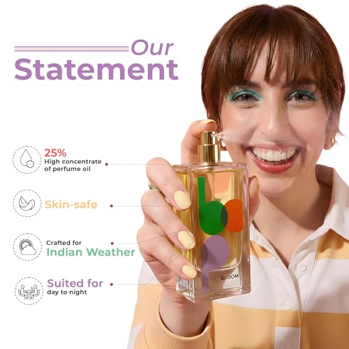 Image of Bop Bloom Floral Eau De Parfum 80ml | Long Lasting Perfume for Man and Woman | Blooming Notes of Grapefruit, Musk, Rose & Cedarwood | Premium Unisex Perfume | Ideal Gift Set