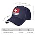 Switzerland-Swiss-Flag Gifts Baseball Cap Men Women Trucker Hat Cowboy Hat Ponytail Hats Navy Blue -N