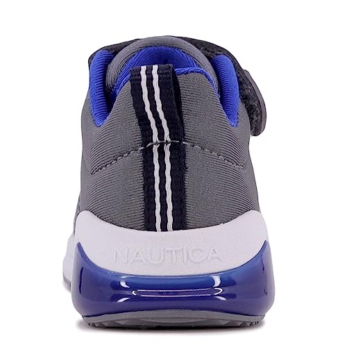Nautica Kids Light Up Flashing Sneaker Athletic Strap Running Shoes Boy Girl Toddler Little Kid -Towhee Buoy Lights-Grey Cobalt Size-9 #TOP4