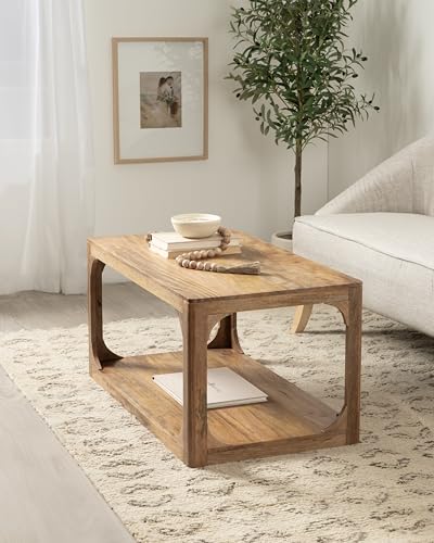 image for Kate and Laurel Dahl Transitional Rectangular Coffee Table, 36 x 20 x 