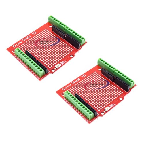 2 placas de expansión Proto Screw Shield Asembled Terminal Block Protoype Expansion Board 1.0