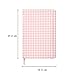 Pukka Pad, Carpe Diem Soft Cover Journal - Notebook with Ribbon Page Marker and Elasticized Closure - 192 Pages 80GSM Paper - 8.38 x 5.25in - Ballerina Pink Check