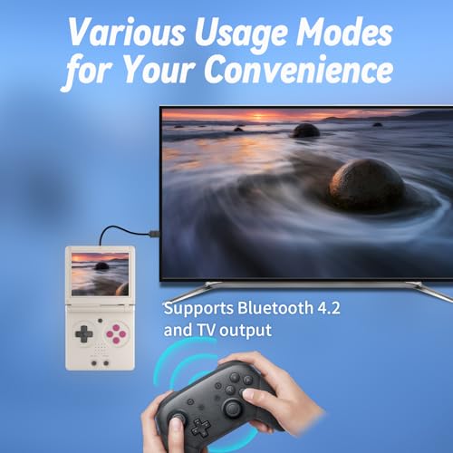 Image of Anbernic RG35XXSP Flip Retro Handheld Game with 3.5 Inch IPS Screen Linux System Built-in 64G TF Card 5532 Games Support 5G WiFi Bluetooth TV Output(Gray)