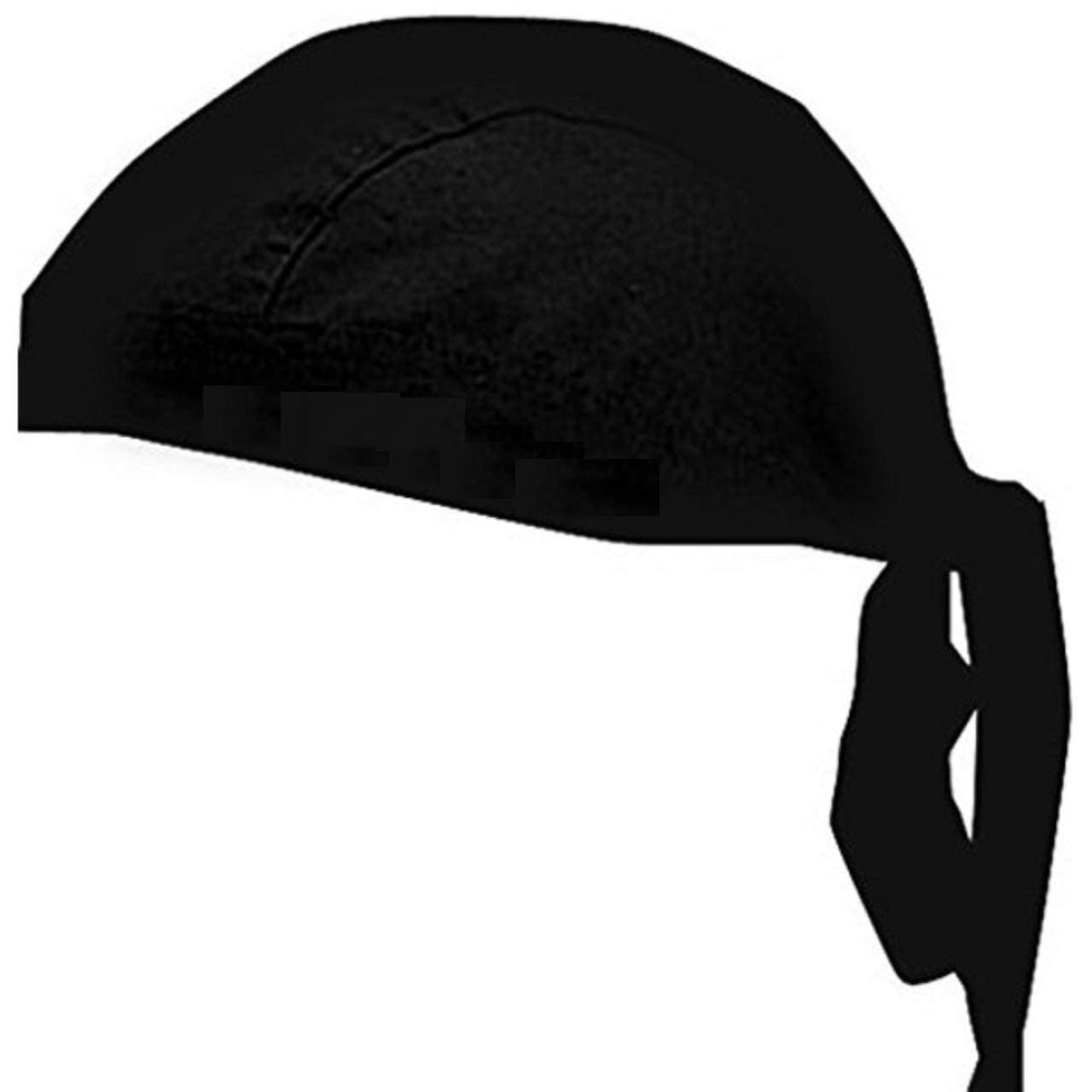 ZaySooSweat Wicking Cooling Helmet Liner - Do Rag Skull Cap Beanie for Men & Women Black