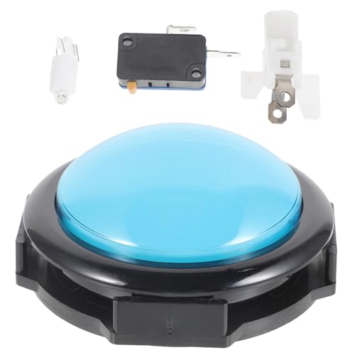 NIYANGLE Reloj Parlante para Personas Mayores Reloj Que Habla Botón Conveniente para Ciegos Reloj De Boton Parlante Botón De Juego Cambiar 100 Mm Consola De Juego Pequeño Botón El Plastico