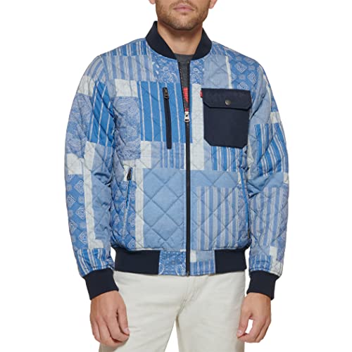 Image of Levi's Men's Levi's Men's Diamond Quilted Bomber Jacket