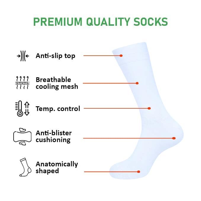 Mens Dress Socks|Trouser Socks Stretchy Business Professional and Casual Wear Socks|Everyday Socks| Pack of 32