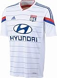 adidas Herren Trikot Olympique Lyon Replica Spieler-Heim, White/Collegiate Royal, XL