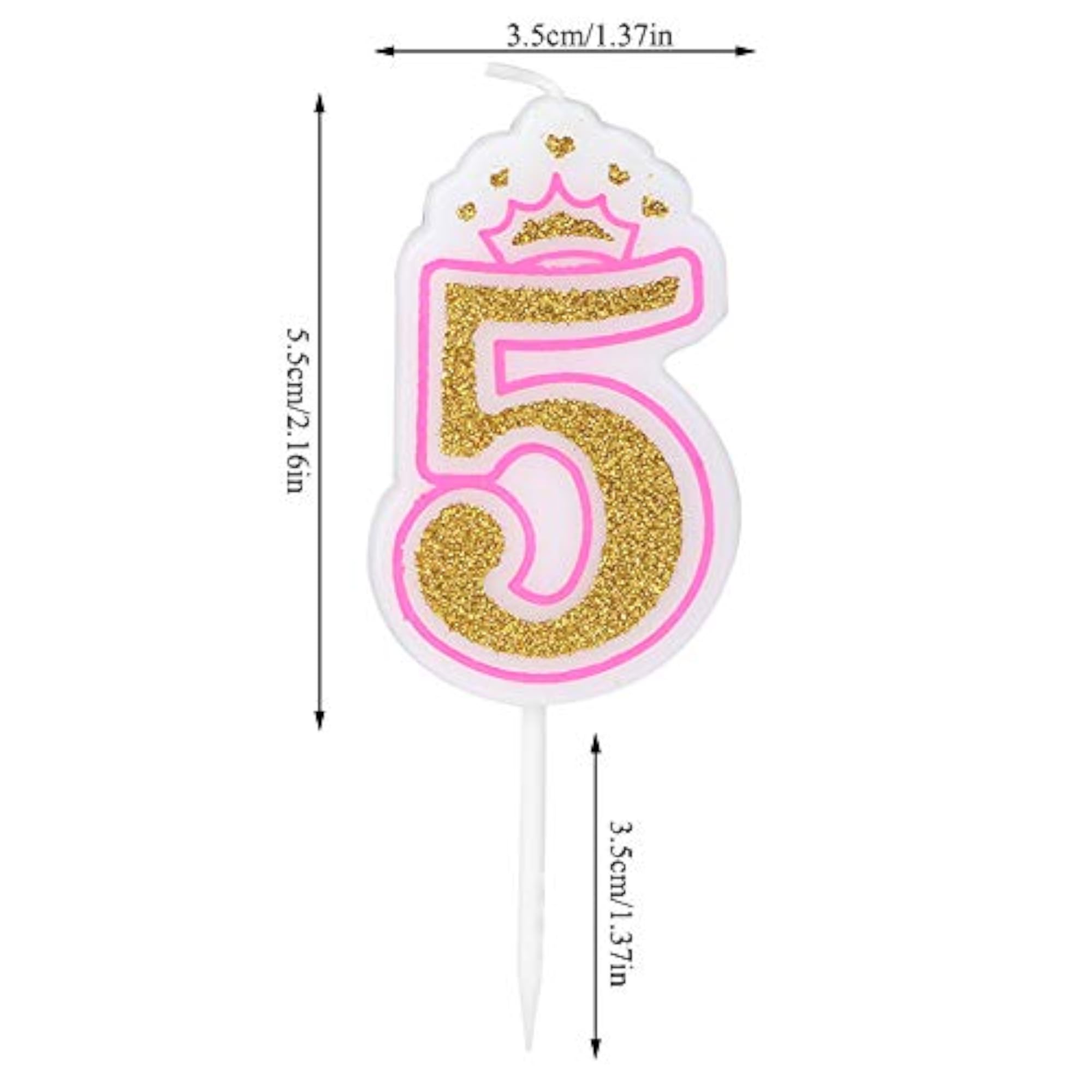 Birthday Candle Compact Numbers Candles, Theme Party