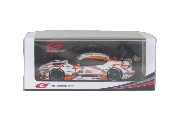 スパーク 1/43 TGR TEAM au TOM'S GRスープラ スーパーGT GT500 2025#1 坪井翔/山下健太 完成品 スポンサーロゴ表示汎用ミニカー