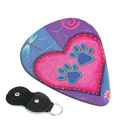 Lot de 6 médiators en forme de patte de chien pour guitare acoustique, guitare électrique, basse, ukulélé – fins, moyens… - Les Beatles, Paul McCartney, John Lennon, RIngo Starr, George Harrison Lot de 6 médiators en forme de patte de chien pour guitare acoustique, guitare électrique, basse, ukulélé – fins, moyens…