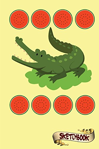Sketchbook: crocodile, reptile, mugger Journal, Drawing sketch Pad and blank Notebook gift for schoo