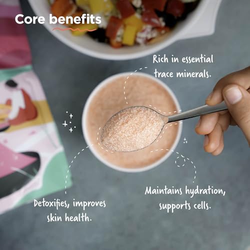 Image of Two Brothers Organic Farms Pink Himalayan Rock Salt (1KG) Naturally Rich in Minerals | Unprocessed, Additive-Free Salt Packed with Iron, Copper, Zinc & Manganese | A Healthier Alternative for Cooking