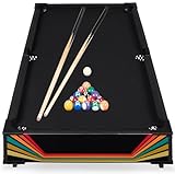 Best Choice Products 40in Tabletop Billiard Table, Pool Arcade Game Table for Living Room, Game Room w/ 2 Cue Sticks, Ball Set, Storage Bag - Arcade