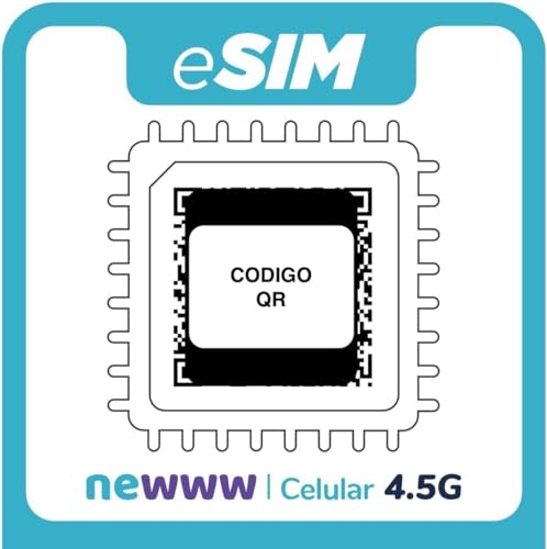 Teléfonos Celulares, Wireless Newww eSIM Virtual 30 días con 15 Gigas + Redes ilimitadas Cobertura Nacional