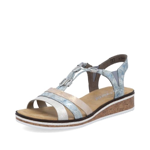 Rieker Femme Sandales V36G4, Dame Sandales...