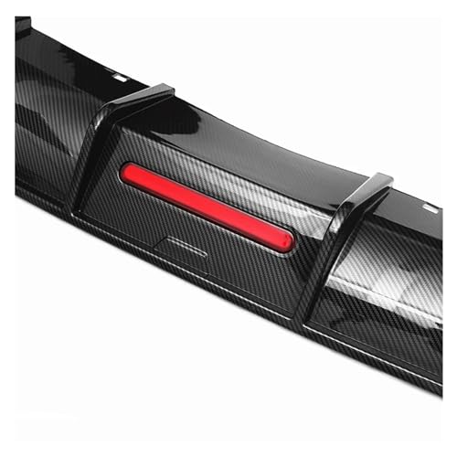 Soporte de escape Golf 7 GTD sustitución difusor trasero roto look carbono 3