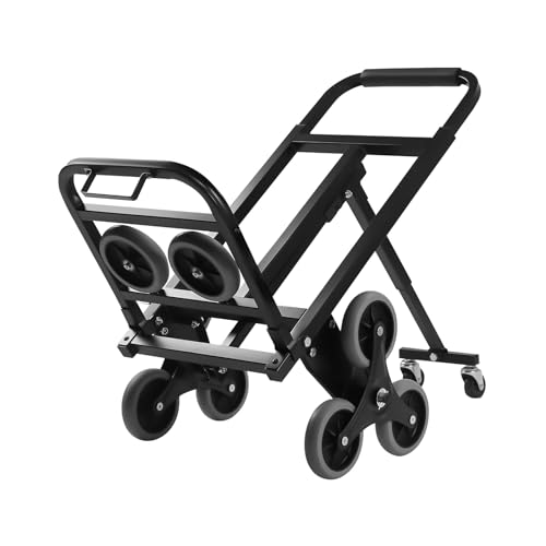 Carro plegable para escaleras 330lb capacidad ajustable miniatura 6