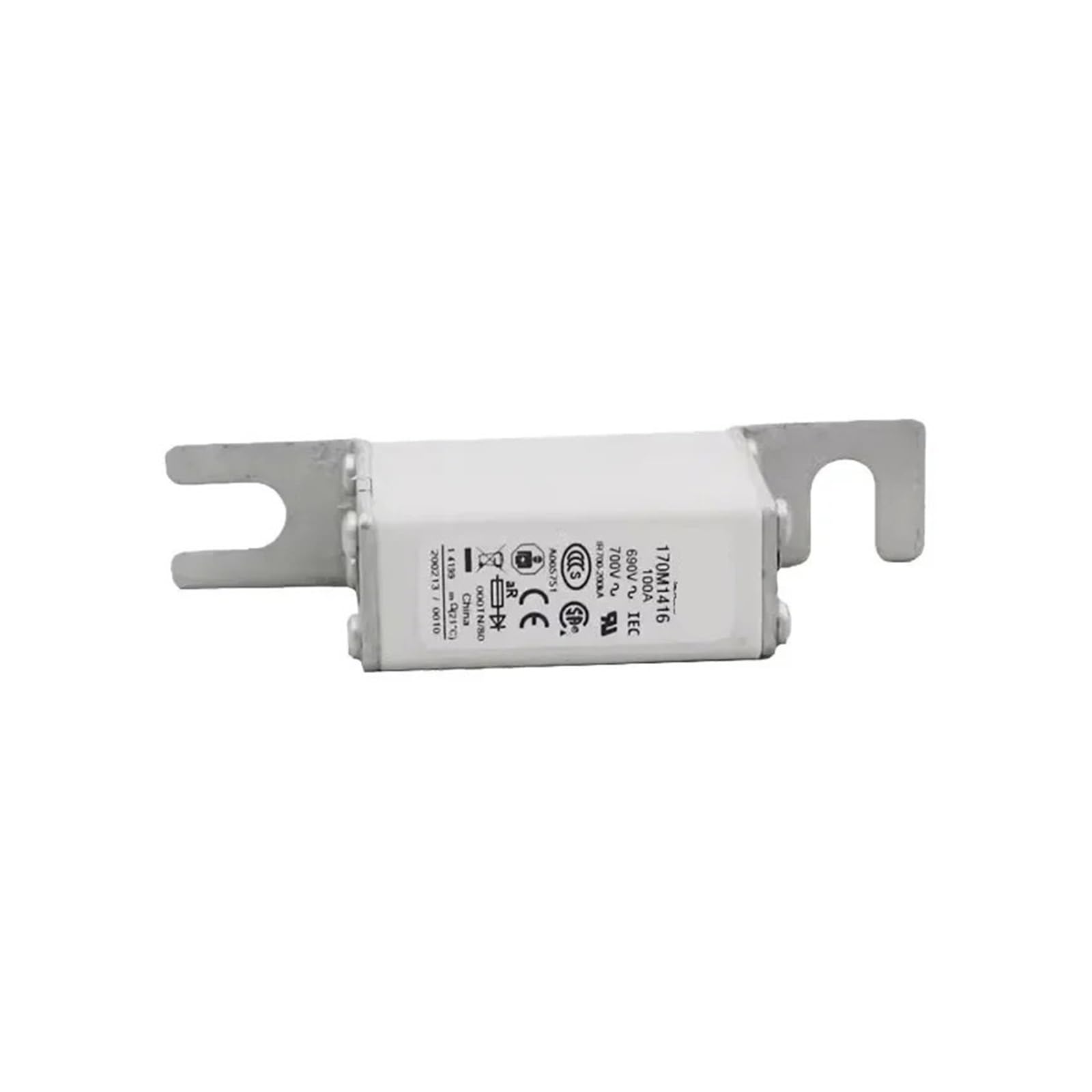 Peqyuacte 5V 170M1416 170M3815 Ceramic Fuse Fast Low-Voltage Fuse Base(170M1416)