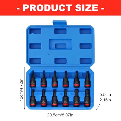 Jeu de clé à douille hexagonale 3/8" pour le démontage mécanique difficile - 4