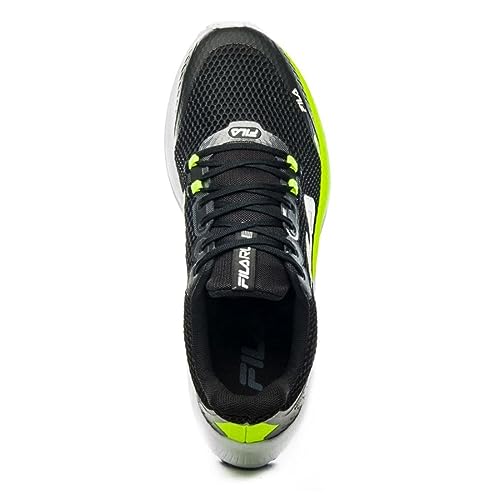 Tenis Fila Athlon, Masculino, Preto/Cinza/Limao, 39