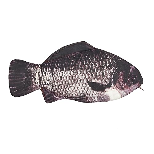 Image of MEISH Novelty Fish Pencil Case Zipper Pen Bag for School Office Supplies