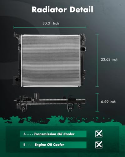 Image of SCITOO 13787 Engine Coolant Radiator for Nissan for Rogue Sport 17-19 2.0L