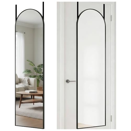 DUMOS Full Length Mirror 47x14 Inches - Arched Full Body