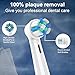 Intelligent Cleaning IO Replacement Heads Compatible with Oral B iO 2/3/4/5/6/7/8/9/10 Series Electric Toothbrush, Brush Heads with Deep Cleaning and Sensitive Care,10 Pack Black/White
