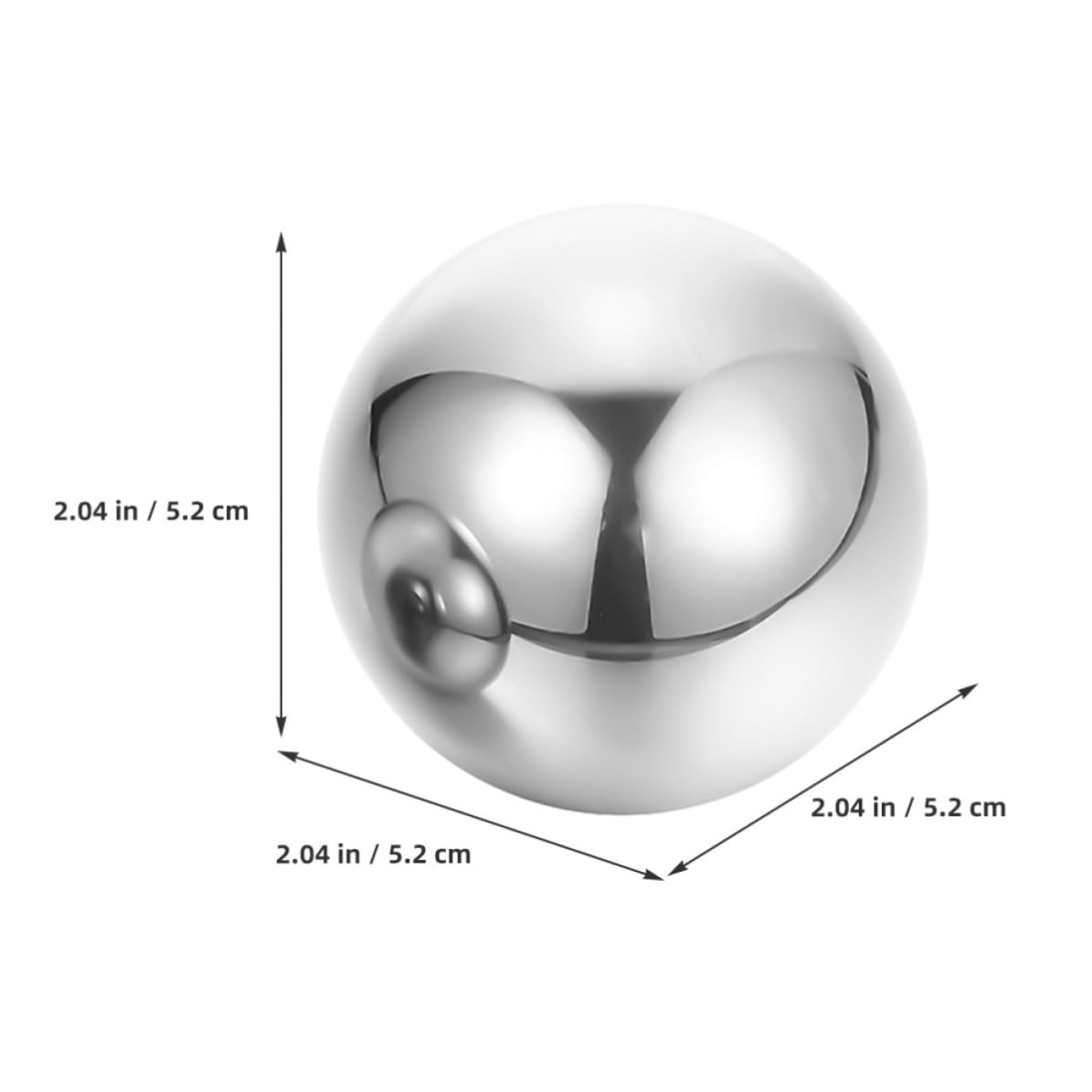 2paare Edelstahl Baoding Balls Handmassagebälle für Therapie Kräftigung und Entspannung Langlebige Portable Fitness Entspannungsbälle für Hand Finger Handgelenk und Arm