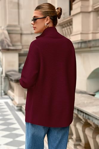 Image of PRETTYGARDEN Womens Long Sleeve Zip Up Ribbed Cardigan Sweaters