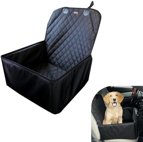 Dog Car Seat Cover, Waterproof & Scratch-Resistant Pet Booster Se...