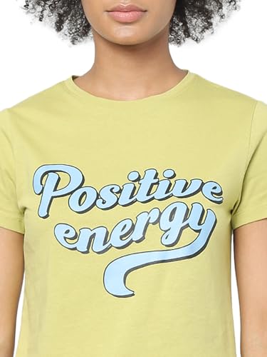 Image of ONLY Women's Cotton Graphic Regular Fit T-Shirt