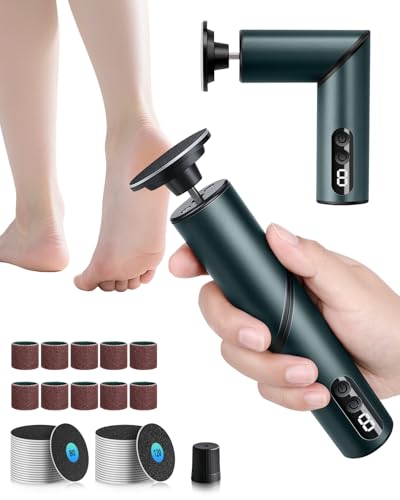 Lime électrique pour pieds pliable pour supprimer la corne épaisse et les callosités