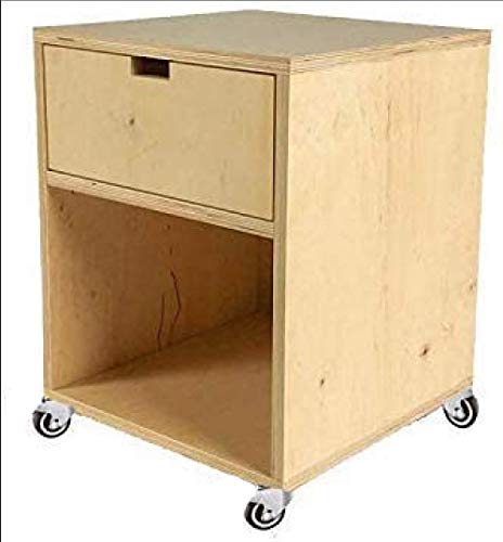 GBL 4x Möbelrollen ohne Bremsen - 4 Schwerlast Rollen für Möbel ohne Bremse - 25mm x 40kg Schwerlastrollen - Lenkrollen Transportrollen Laufrollen - Möbel Rollen Schwerlast