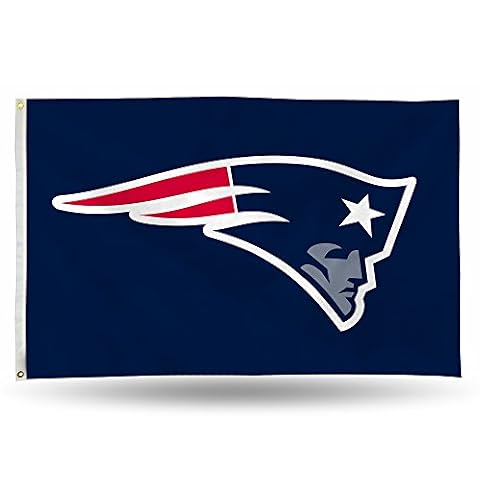 Rico Industries NFL New England Patriots, 0,9 x 1,5 m, baner, jednostronna flaga z przelotkami