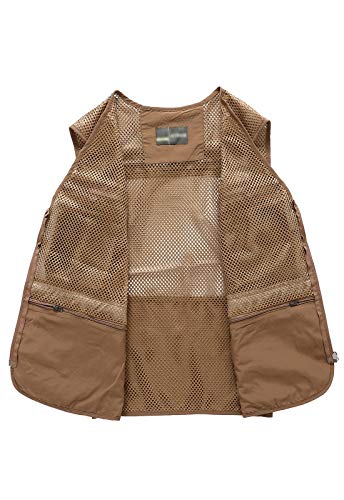 Image of Hbufnha Outdoor Fishing Hunting Vest Multi Pockets Work Cargo Jacket