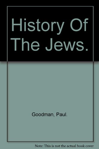 History of the Jews B000JJVPFQ Book Cover